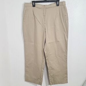 Koret Khaki Bootcut Pants, Size 18